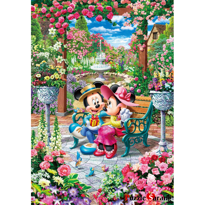 미키와 미니 - 사랑의 꽃을 피우는 정원