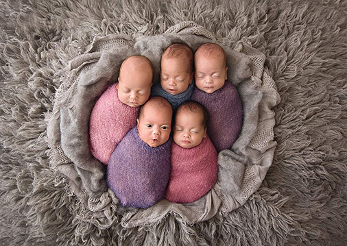 신생아 - 다섯쌍동이