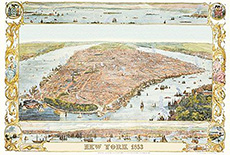 1853 뉴욕 지도