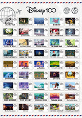 디즈니 100주년 명장면 우표 컬렉션